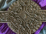 Bronze Finish Wall Plaque, Celtic Cross
