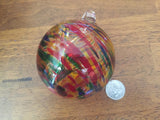 Witch's Ball - Hand Blown Glass Ornament - 3 Inches Sunset