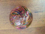 Witch's Ball - Hand Blown Glass Ornament - 3 Inches Sunset