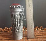 Empty Spell Jar w/Colored Glass