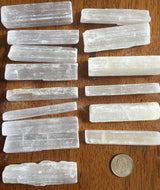 Selenite Wands Medium or Large - Lot of 2 Wands