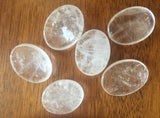 Quartz Crystal Worry Stone/Palm Stone/Gemstone
