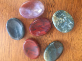Bloodstone Worry Stone/Palm Stone/Gemstone