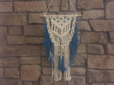 Large Macrame Wall Hanging Cotton Pine 42 Inch Length