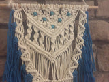 Large Macrame Wall Hanging Cotton Pine 42 Inch Length