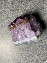 Large Amethyst Cluster Uruguayan Dark Purple Crystal Geode 7.9 Ounces