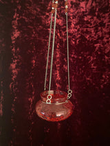 Moroccan Hanging Glass Candle Holder You Choose Color