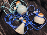 Oil Jar Necklace Ceramic Car Dangle for Spells, Protection, Herbs or More