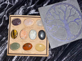 Tree of Life Ten Worry Stone Set Boxed Gift