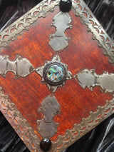 Red Mango Box 4 Compartments Gemstone Choices 8x8x3 Inch