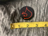 Lilith and Samael Clay Disc Handmade Hand Painted 1.5 Inches Pocket Coin