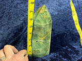 Green Fluorite Obelisk 3+ Pounds 7.5 Inches Tall 1391 Grams (#4)