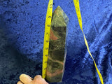 Pink Black Rhodonite Obelisk 7+ Pounds 10 Inches Tall 3235 Grams (#5)