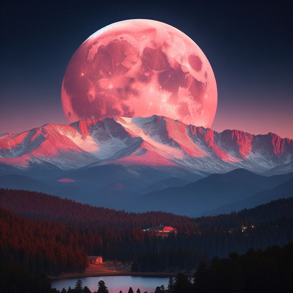 The Pink Moon - 23 April 2024