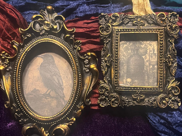 Witchy Antiqued Frame Lot 4