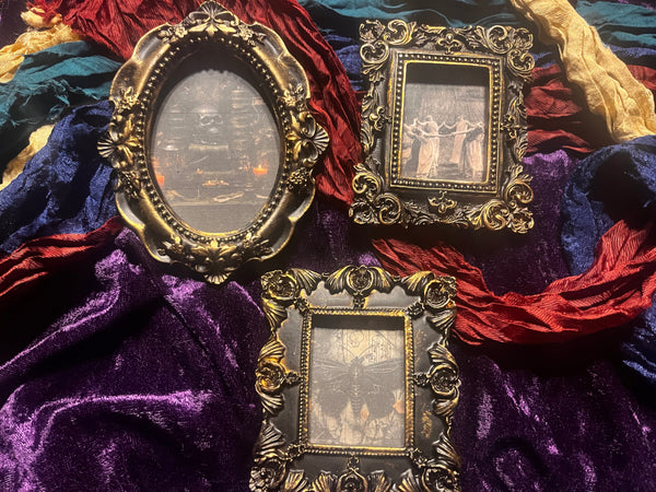 Witchy Antiqued Frame Lot 6