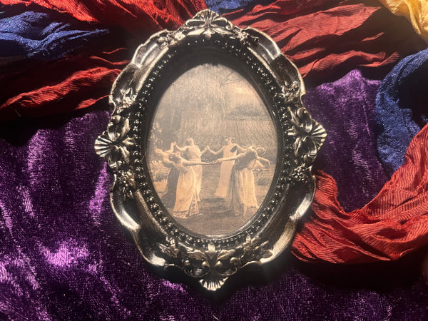 Witchy Antiqued Frame Lot 9