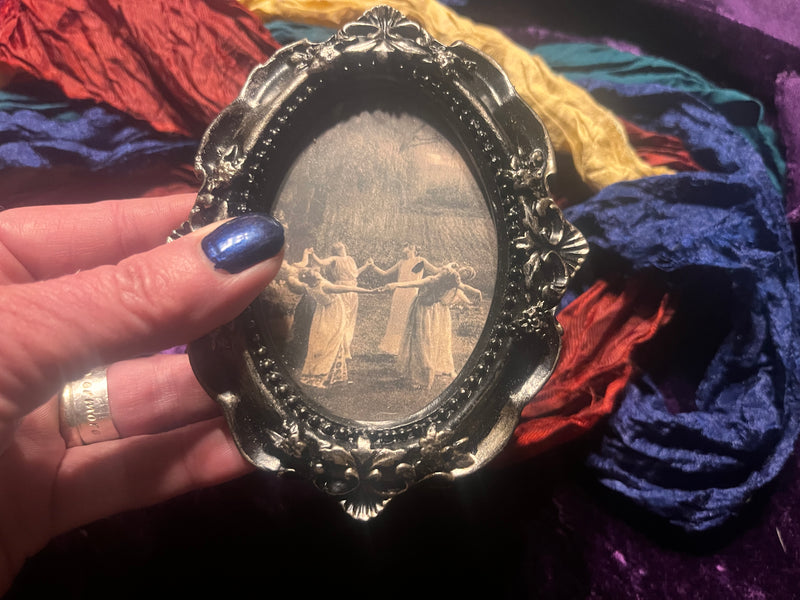 Witchy Antiqued Frame Lot 9