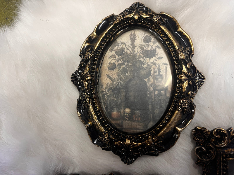 Witchy Antiqued Frame Lot 002