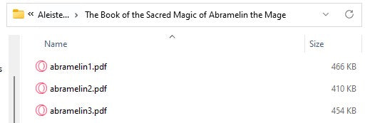 The Book of the Sacred Magic of Abramelin the Mage