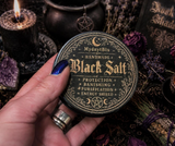 MydnytBlu Handmade Black Salt Tin