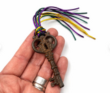 Hecate Skeleton Key Talisman | Consecrated Altar Charm | Witchcraft Gift | Triple Moon Keepsake Box