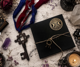 Hecate's Crossroads Key | Consecrated Skeleton Key Altar Talisman | Witchcraft Gift | Triple Moon Goddess Devotional