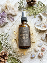 Witch's Ritual Cleansing Kit | Witchcraft Gift Box | Pagan Self Care Set | Black Salt, Candle, Bath Salts & Cleansing Spray | Gothic Gift
