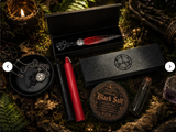 Lilith Dark Moon Altar Kit – Hand-Painted Athame, Ritual Candles & Black Salt Gift Set