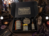 Witch's Ritual Cleansing Kit | Witchcraft Gift Box | Pagan Self Care Set | Black Salt, Candle, Bath Salts & Cleansing Spray | Gothic Gift