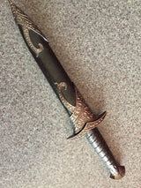 Athame / Dagger - Pentagram Celtic Stainless Steel Double Sided Unsharpened Blade (dagg-1004)