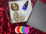 Oil Diffuser Car Dangle with Rear view mirror Altar Oil and Gift Box (neck-1068)