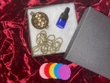 Oil Diffuser Car Dangle with Rear view mirror Altar Oil and Gift Box (neck-1068)