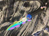 Athame / Dagger - Small - Aurora Borealis Celtic Viking Protection Rune 7.5 Inches (MINI-1004)