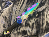 Athame / Dagger - Small - Aurora Borealis Celtic Viking Protection Rune 7.5 Inches (MINI-1004)