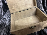 Stained Dragons Vein Gemstone Brass Leaf Box - 7x5x3.5 Inches Handmade