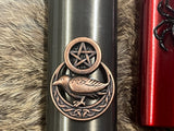 Lighter Case for Bic with Pagan Symbols - Metal Metallic Color