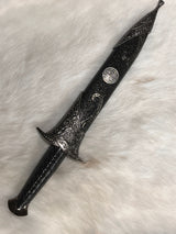 Athame - Lilith Stainless Steel Double Sided Unsharpened Blade Celtic (DAGG-1139)