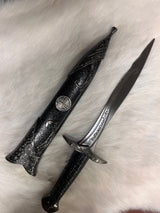 Athame - Lilith Stainless Steel Double Sided Unsharpened Blade Celtic (DAGG-1139)
