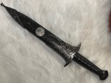 Athame - Astaroth Stainless Steel Double Sided Unsharpened Blade Celtic (DAGG-1140)