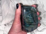 Blue Flash Labradorite 1lb4.5oz Large Freeform Gemstone (1)