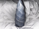 Blue Calcite 1lb7.5oz flame specimen crystal spiral cut (3)