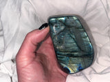 Blue Flash Labradorite 1lb4.5oz Large Freeform Gemstone (1)