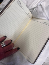 Gemstone Pentacle Journal: Tree of Life Grimoire, Vegan Leather