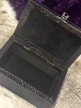 Hecate Triple Moon Goddess Chest, Velvet Lined Altar Box
