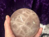 Lilith Rose Quartz Crystal Ball Sphere Heavy Specimen with Stand 3lbs12oz  OOAK