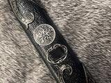 Athame - Celtic Pentacle Amethyst Stone Stainless Steel Double Sided Unsharpened Blade
