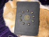 Hecate Journal Brass Skulls Grimoire Book of Shadows Celtic 5.75" x 8.25"