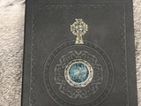 Journal Ocean Jasper Celtic Cross Pentacle Grimoire Book of Shadows 5.75" x 8.25"