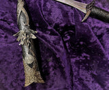 Athame - Lilith 3D Celtic Stainless Steel Double Sided Unsharpened Blade Goddess Deity Sigil (p)